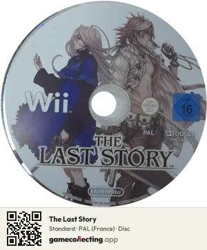 The Last Story Nintendo Wii, PAL disc