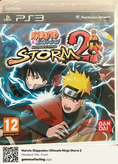Naruto Shippuden: Ultimate Ninja Storm 2 PlayStation 3, PAL box front