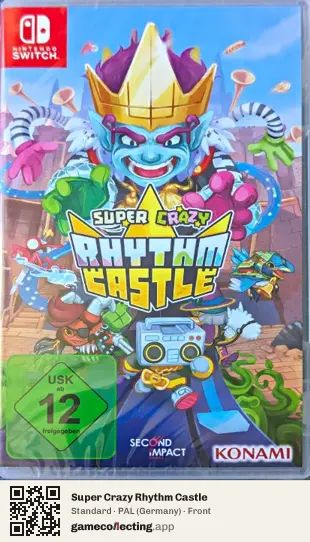Super Crazy Rhythm Castle Nintendo Switch, Germany box front