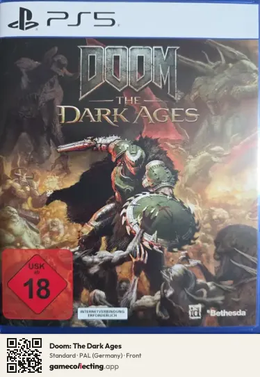 Doom: The Dark Ages PlayStation 5, Germany box front