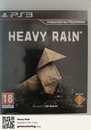 Heavy Rain PlayStation 3, PAL box front