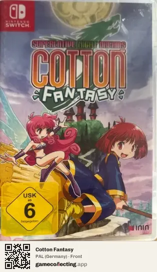 Cotton Fantasy Nintendo Switch, Germany box front