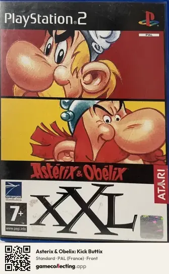 Asterix & Obelix: Kick Buttix PlayStation 2, France box front