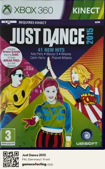 Just Dance 2015 Xbox 360, Germany box front