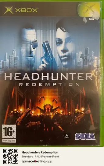Headhunter: Redemption Xbox, France box front