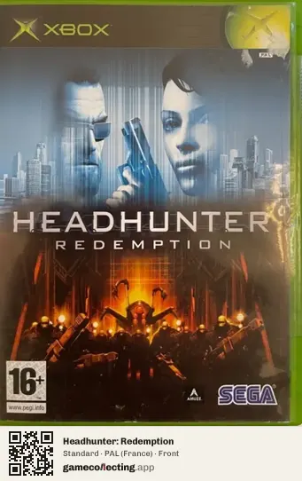 Headhunter: Redemption Xbox, France box front