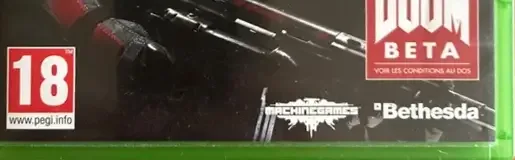 Wolfenstein: The New Order, the PEGI square on its front