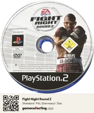 Fight Night Round 2 PlayStation 2, PAL disc