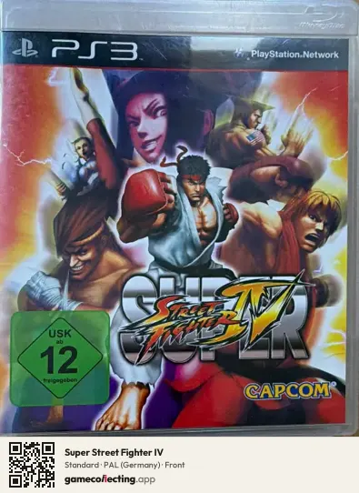 Super Street Fighter IV PlayStation 3, Germany box front