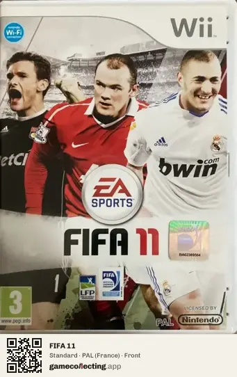 FIFA 11 Nintendo Wii, France box front