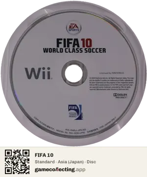 FIFA 10 Nintendo Wii, Asia disc