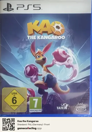 Kao the Kangaroo PlayStation 5, Germany box front