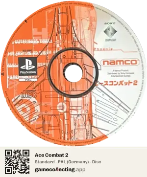 Ace Combat 2 PlayStation, PAL disc