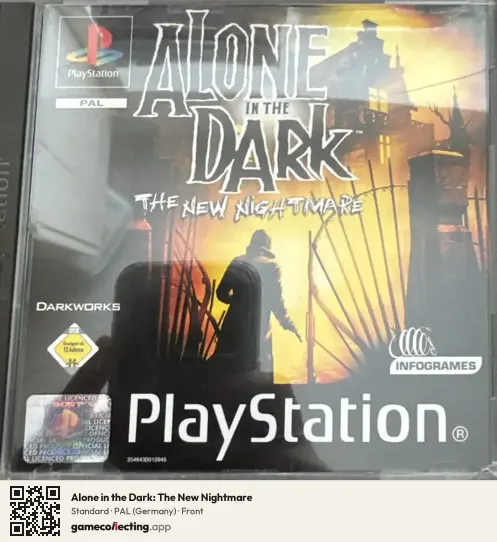 Alone in the Dark: The New Nightmare PlayStation, Germany box front