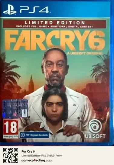 Far Cry 6 PlayStation 4, Italy box front