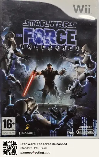 Star Wars: The Force Unleashed Nintendo Wii, PAL box front