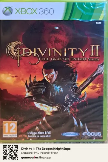 Divinity II: The Dragon Knight Saga Xbox 360, Poland box front