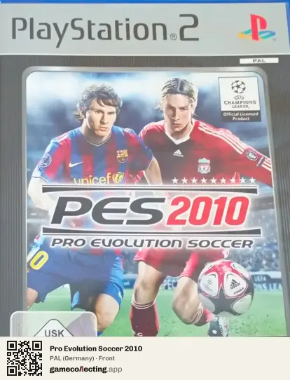 Pro Evolution Soccer 2010 PlayStation 2, Germany box front