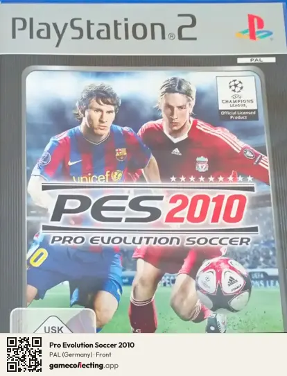 Pro Evolution Soccer 2010 PlayStation 2, Germany box front