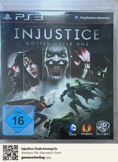 Injustice: Gods Among Us PlayStation 3, Germany box front