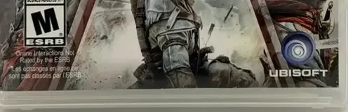 Assassin's Creed: The Americas Collection, the ESRB box on its front