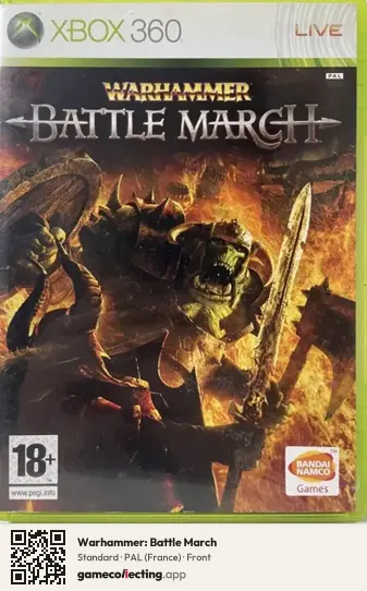 Warhammer: Battle March Xbox 360, France box front