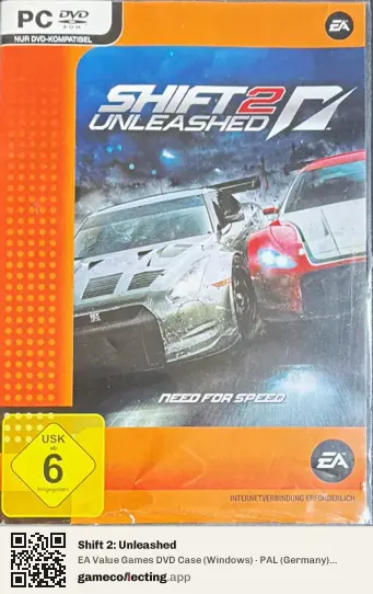 Shift 2: Unleashed Computer, Germany box front
