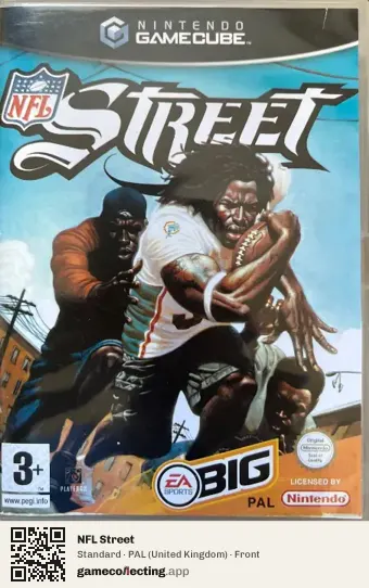 NFL Street Nintendo GameCube, United Kingdom box front