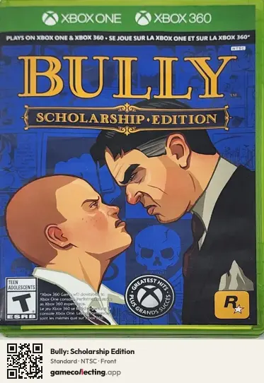 Bully: Scholarship Edition Xbox 360, NTSC box front