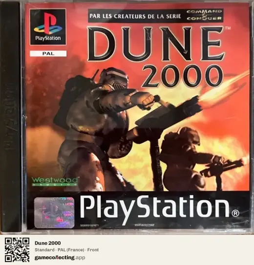 Dune 2000 PlayStation, France box front