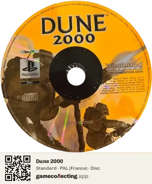 Dune 2000 PlayStation, PAL disc