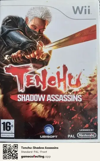 Tenchu: Shadow Assassins Nintendo Wii, PAL box front