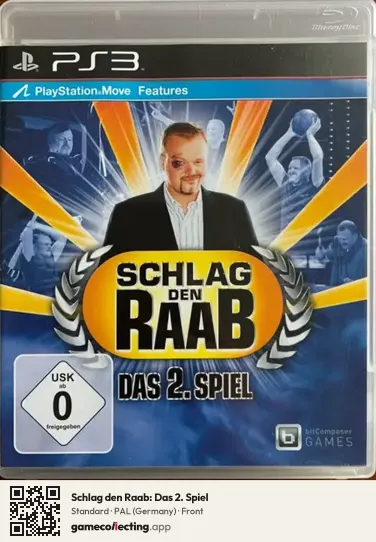 Schlag den Raab: Das 2. Spiel PlayStation 3, Germany box front