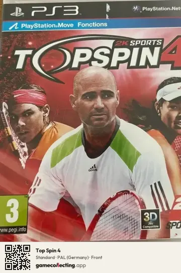 Top Spin 4 PlayStation 3, Germany box front