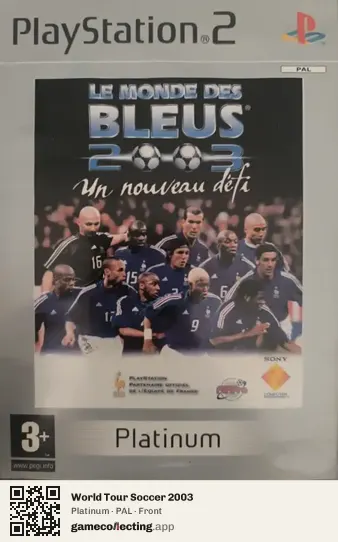 World Tour Soccer 2003 PlayStation 2, PAL box front