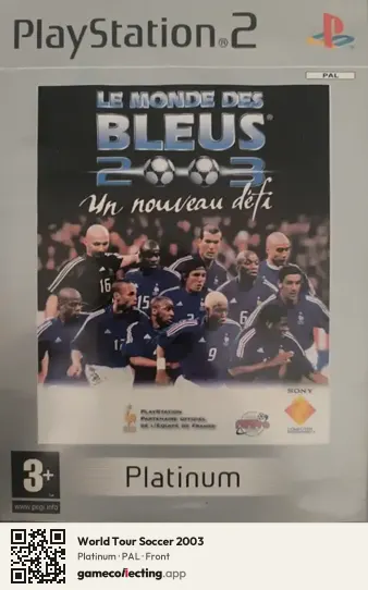 World Tour Soccer 2003 PlayStation 2, PAL box front