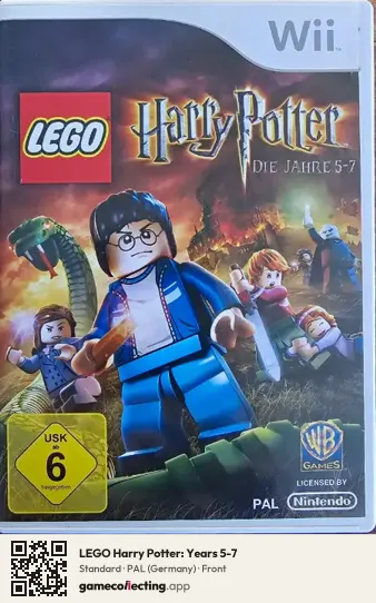 LEGO Harry Potter: Years 5-7 Nintendo Wii, Germany box front