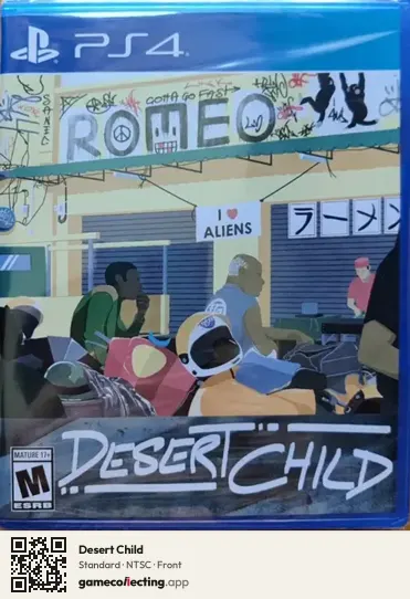 Desert Child PlayStation 4, NTSC box front