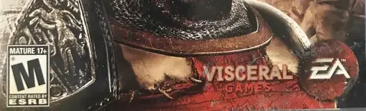 Dante's Inferno, the ESRB box on its front