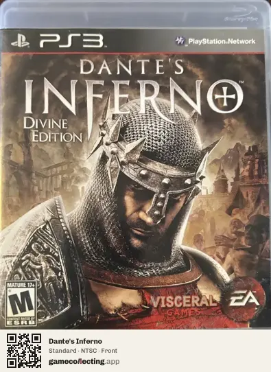 Dante's Inferno PlayStation 3, NTSC box front