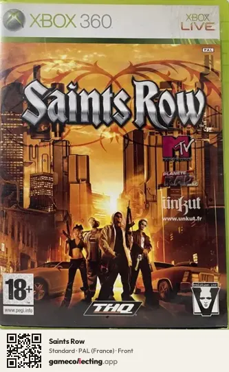 Saints Row Xbox 360, France box front