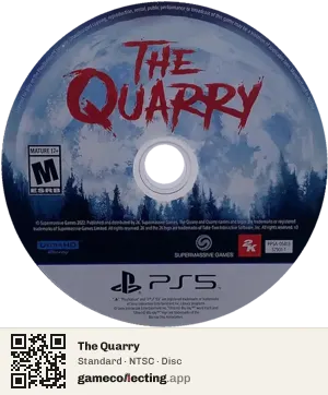 The Quarry PlayStation 5, NTSC disc