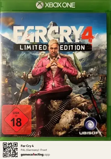 Far Cry 4 Xbox One, Germany box front