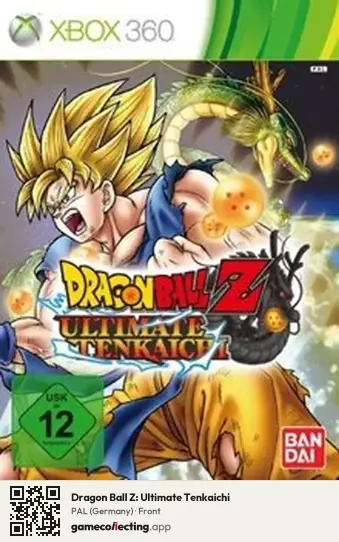 Dragon Ball Z: Ultimate Tenkaichi Xbox 360, Germany box front