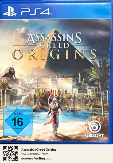 Assassin's Creed Origins PlayStation 4, Germany box front