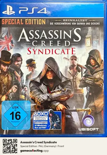 Assassin's Creed Syndicate PlayStation 4, Germany box front