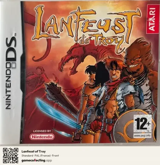 Lanfeust of Troy Nintendo DS, France box front