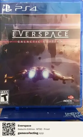 Everspace PlayStation 4, NTSC box front