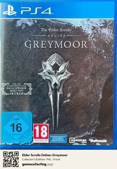 Elder Scrolls Online: Greymoor PlayStation 4, PAL box front