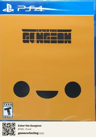Enter the Gungeon PlayStation 4, NTSC box front